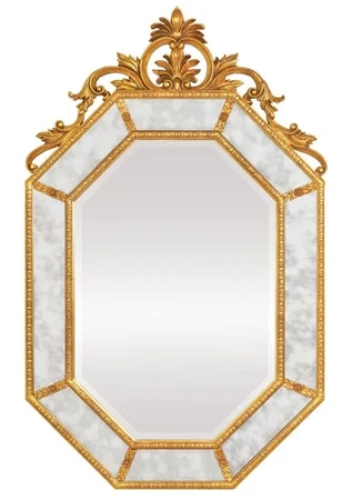 Зеркало в раме Лидс 19C. Gold/02