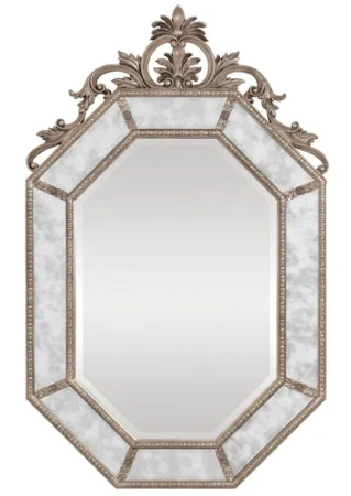 Зеркало в раме Лидс Florentine Silver/19