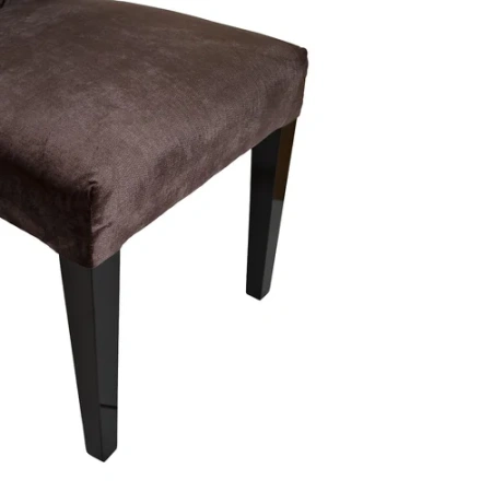 Стул с кольцом (бархат фактурный Коричневый) 47х52х98