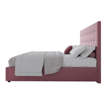 Кровать двуспальная 180х200 пыльная роза Royal Black