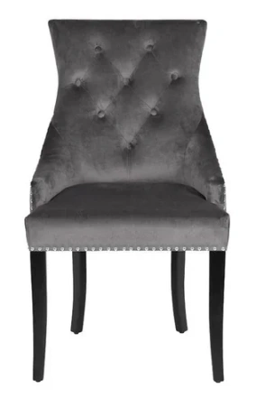 Стул 236 велюр серый Riv96 63х56х98см