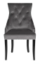 Стул 236 велюр серый Riv96 63х56х98см