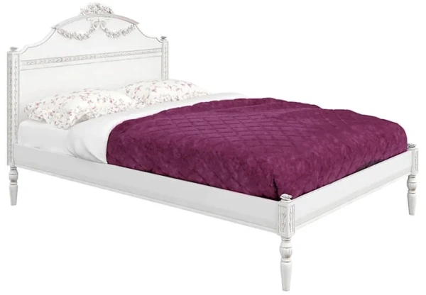 Кровать 90 200 из массива дерева Будуар