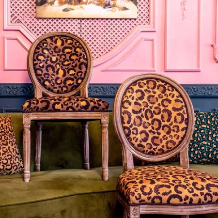 Стул «Леопард» (шоколад)