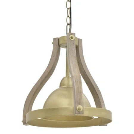 Лампа потолочная  золотой/бежевый 32x34x33