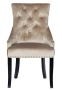 Стул велюр-бежевый 63х56х99