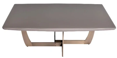 Журнальный столик стеклянный с металлическими ножками Space