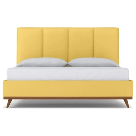 Кровать двуспальная 180х200 желтая Carter Gold