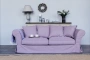 Диван раздвижной трехместный Фабиан сиреневый (ткань кат. В)