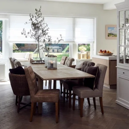 Обеденный стул Медисон хлопок, розово-лиловый