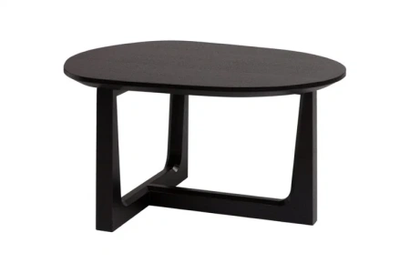 Журнальный столик черный фигурный 58 см Jimmy