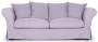 Диван раздвижной трехместный Фабиан сиреневый (ткань кат. В)