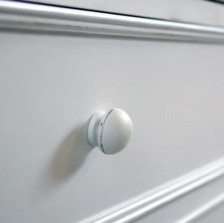 Ручка деревянная с состариванием круглая Нордик