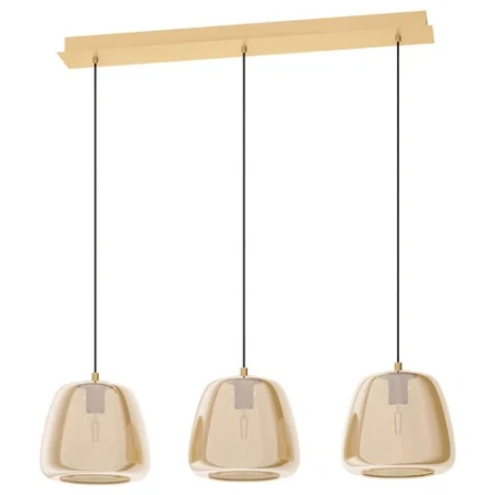 Подвесной светильник Eglo Albarino оранжевый;латунь 3 лампы