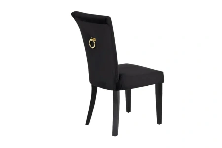Стул 597 велюр черный Riv100 98х101х88см