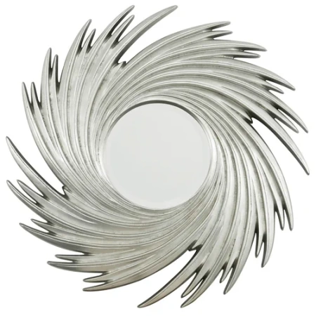 Зеркало в раме Свирл 20C. Silver/09