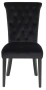 Стул 597 велюр черный Riv100 98х101х88см