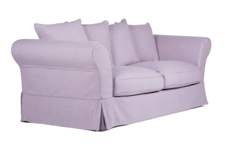 Диван раздвижной трехместный Фабиан сиреневый (ткань кат. В)
