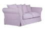 Диван раздвижной трехместный Фабиан сиреневый (ткань кат. В)