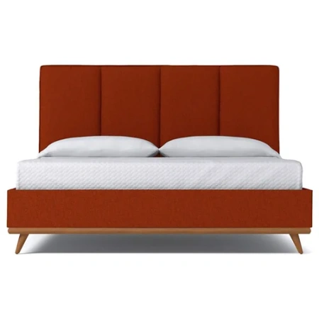 Кровать двуспальная 180х200 красная Carter Pumpkin