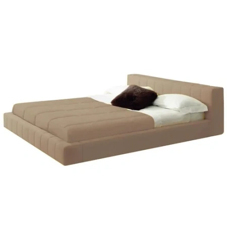 Кровать двуспальная 180х200 бежевая Squaring Basso