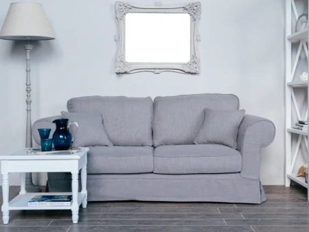 Диван Bond Street, 3,5 мест, ткань оксфорд, серый стальной