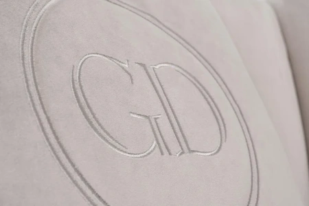 Диван Fabio трехмест. велюр беж.Gen105 239х95х72см,2 подушки