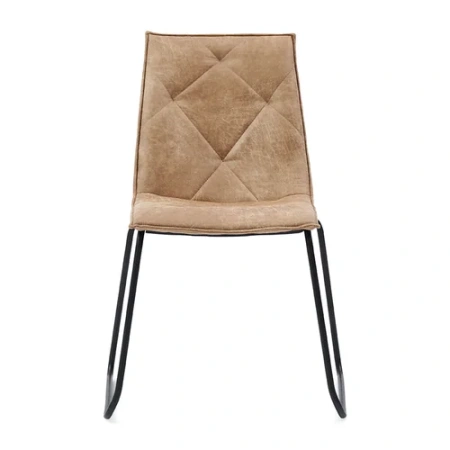 Штабелируемый стул Venice Park, кожа кожа пеллини, цвет верблюжий