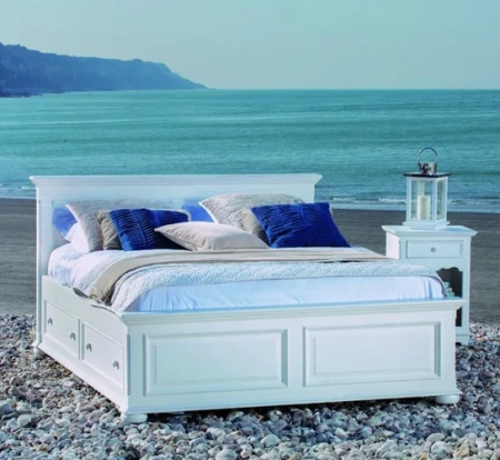 Кровать из дерева 160 200 с ящиками Нордик фото