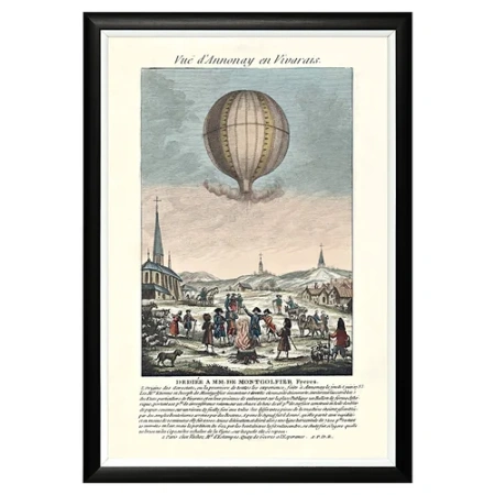 Арт-постер «Аннонэ, 5 июня 1783 года»