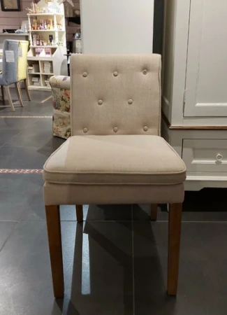 Стул обеденный Ла Скала бежевый, лен