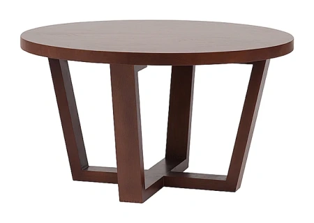 Журнальный столик круглый 70 см грецкий орех Xilos