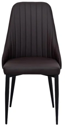 Стул экокожа темно-коричневая 44х58х90см (2)