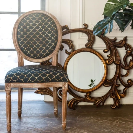 Стул «Чешуйки» (изумруд)