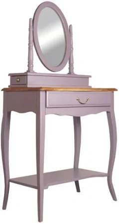 Туалетный столик Leontina Lavanda с зеркалом