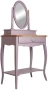Туалетный столик Leontina Lavanda с зеркалом