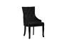 Стул велюр черный 63х56х99см