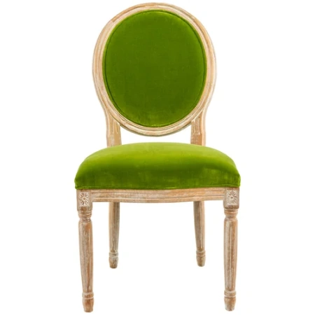 Стул «Луи / Гринери» (бархат, миндаль)