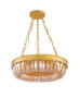 Люстра Terra gold amber D50 бронза, стекло янтарного цвета