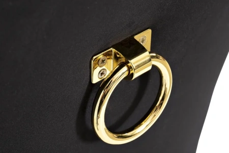 Стул 597 велюр черный Riv100 98х101х88см